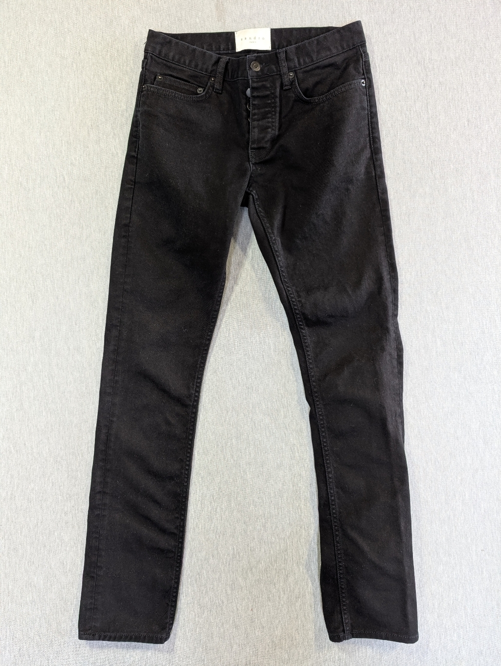 Sandro Paris etroit Slim Fit Jeans Men's 29 Black